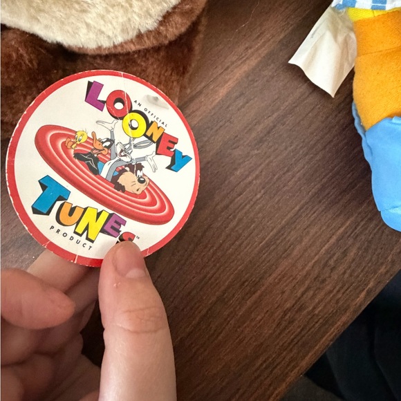 VTG Looney Tunes Plush Set – 1994 Taz + 1997 Tweety in Pajamas – With Tags - Picture 3 of 7